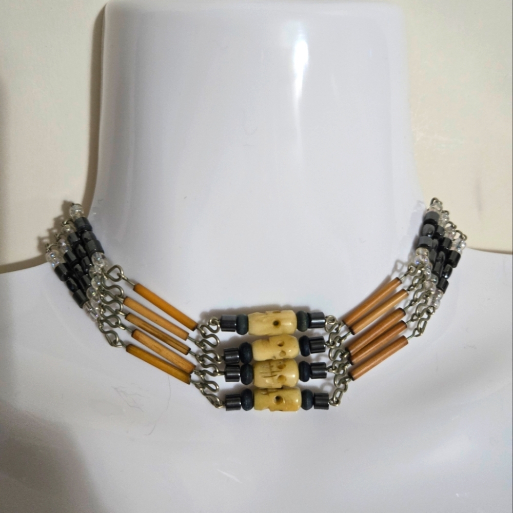 Beaded Choker Necklace
